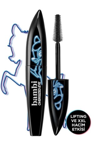 L'oréal Paris Bambi Eye Mascara mit übergroßem Gazelle-Effekt – Schwarz - 2