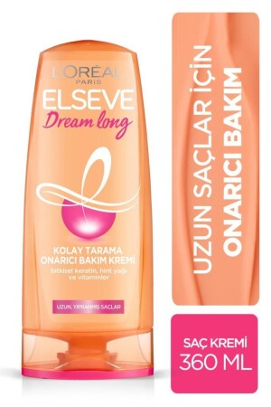 L'oreal Paris Dream Long Onarıcı Saç Bakım Kremi 360ml - 2