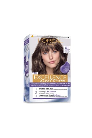 L’oréal Paris Excellence Cool Creme Haarfärbemittel – 6. 11 Extra aschige dunkle Brünette - 2