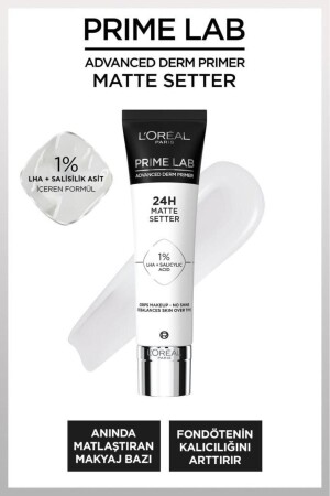 L'oréal Paris Prime Lab Matte Setter Mattierende Make-up-Basis - 2