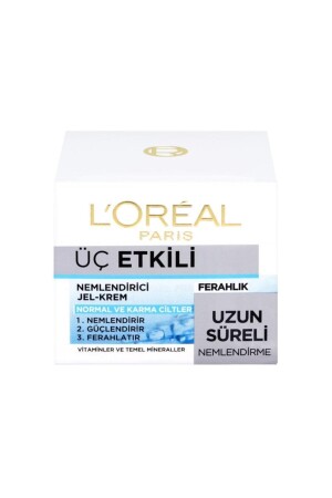 Loreal Üç Etkili Ferahlık Yoğun Nemlendirici Jel Krem 50 Ml 001335 - 3