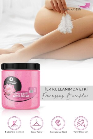 Lotus Çiçeği Özlü Canlandırıcı & Yumuşatıcı El Ayak Ve Vücut Bakım Peelingi 800gr - 5