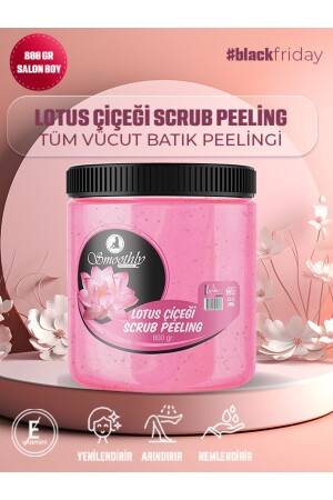 Lotus Çiçeği Özlü Canlandırıcı & Yumuşatıcı El Ayak Ve Vücut Bakım Peelingi 800gr - 9