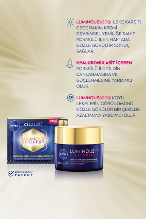 Luminous630 Anti-Makel-Hautpflegeset – Tages-Gesichtscreme SPF50 – Nachtcreme – Hautserum 30 ml – Augencreme - 8