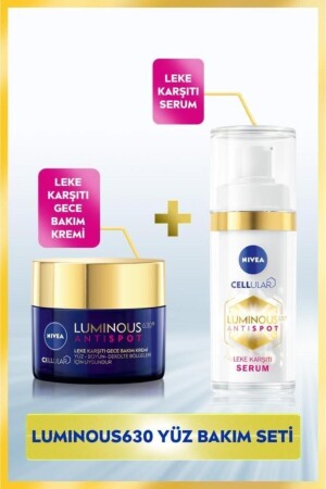 Luminous630 Leke Karşıtı Serum 30ml Ve Luminous630 Leke Karşıtı Gece Yüz Kremi 50ml - 1