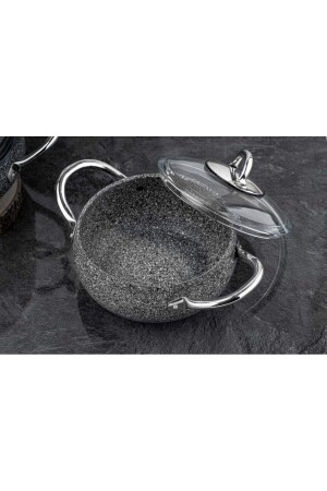 Luna 4-teiliges 7-teiliges Granit-Kochgeschirr-Set, Grau, 1205323. 0002 - 10