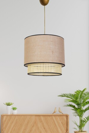 Lustre Pendelleuchte Kronleuchter Beige Creme SH227 - 2