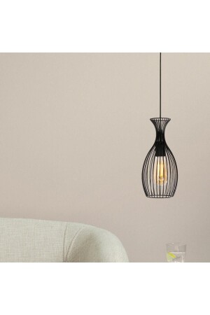 Luti Single Wire Schwarz Moderne Pendelleuchte Küche Wohnzimmer Pendelleuchte Kronleuchter 3365-01-BL - 4