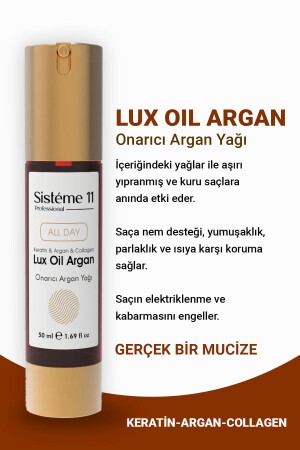 Lux Oil Argan Saç Bakım Yağı 50 ml - 4