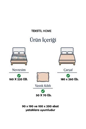 Lüx Otel Serisi Tek Kişilik Lastiksiz Çarşaflı Çizgili Pamuk Saten Nevresim Takımı Beyaz Renk lastiksiz01 - 7