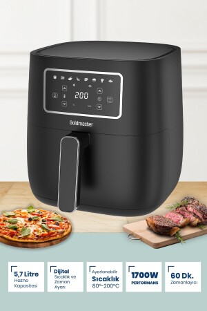 LuxBlack 27 Parça Airfryer Sıcak Hava Fritöz Avantajlı Elektronik Evlilik Paketi Mutfak Çeyiz Seti 261949 - 4