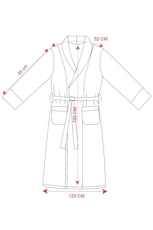 Luxuriöses 2-teiliges Bademantel-Set aus bestickter Baumwolle von Alya - 9