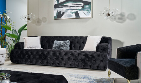 Luxuriöses, luxuriöses Viersitzer-Sofa - 5