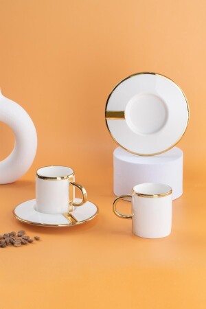 Luxuriöses Set mit 2 Kaffeetassen – 90 ml HXF-22-0220/16 - 1