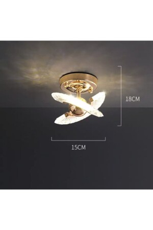 Luxury Exclusive Plafonyer Tavan Led Avize Gold Sarı Ledli Avize burenze2022-2 - 4