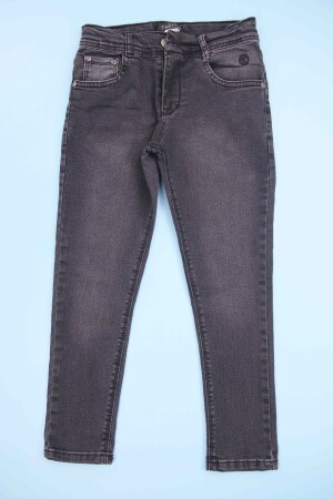 Lycra, verstellbare Taille, schmale Passform, geräucherte Jungen-Denim-Jeans, Jeanshose G30861M31074 - 3