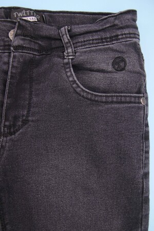 Lycra, verstellbare Taille, schmale Passform, geräucherte Jungen-Denim-Jeans, Jeanshose G30861M31074 - 6