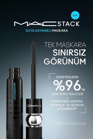 M·a·cstack Waterproof Suya Dayanıklı Maskara - Black Stack - 12ml - 773602613700 - 1