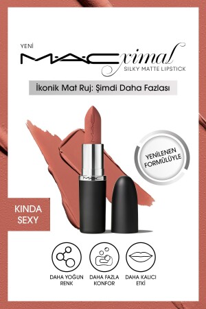 M·A·CXIMAL seidig-matter Lippenstift mit feuchtigkeitsspendender Wirkung und intensiver Lippenstiftfarbe – irgendwie sexy - 2