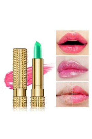 Magic Lipstick Farbwechselnder, 24 Stunden anhaltender Lippenstift Pink - 3