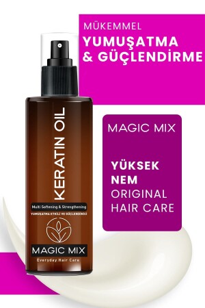 Magıc Mıx Aşırı Yıpranmış Saçlar Için Keratin Yağı 110 ml - 7