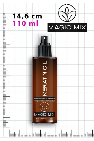 Magıc Mıx Aşırı Yıpranmış Saçlar Için Keratin Yağı 110 ml - 9