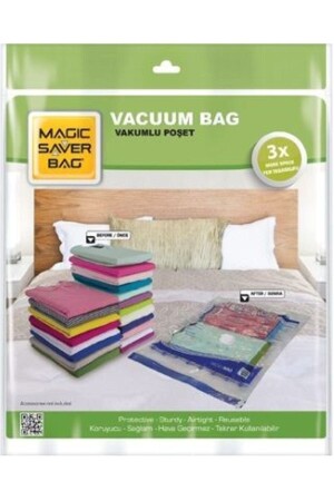 Magic Saver Bag 5-teiliges Vakuumbeutel-Set (3 L 2 XXL) 110349-T5-P-M-019 - 3