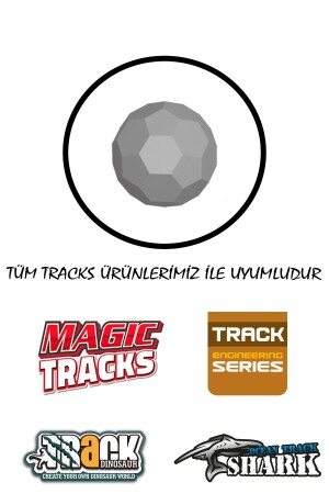 Magic Tracks Aksesuarları Köprü- Taş Tünel- Taş Top Tüm Tracks Ürünleri İçin Geçerlidir - 8