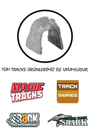 Magic Tracks Aksesuarları Köprü- Taş Tünel- Taş Top Tüm Tracks Ürünleri İçin Geçerlidir - 9