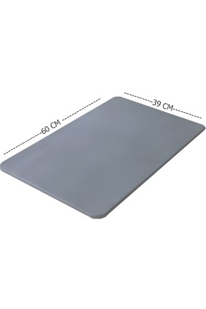 Magische wasserabsorbierende Badematte, Waschmatte mit rutschfester Unterseite, quadratisch, 3–5 mm, 40 x 60, stilvolles Design - 5