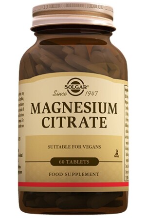 Magnesium Citrate 200 Mg 60 Tablet (MAGNEZYUM MAGNESYUM SİTRAT - 5