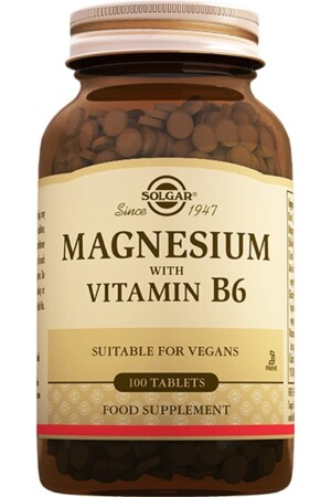 Magnesium With Vitamin B6 100 Tablet Magnezyum - 3