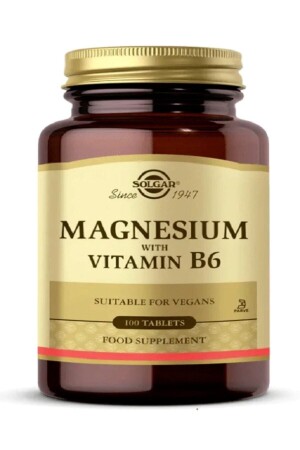 Magnesium With Vitamin B6 100 Tablet Magnezyum - 4