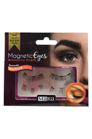 Magnetic Eyes Mıknatıslı Tam Kirpik Takımı Parçalı - 2