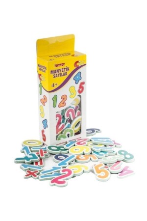 Magnetische Zahlen, Alphabet, Tiere, Obst, Gemüse, Magnet, 4er-Set, 3, 6 Jahre, 8698837100219 - 8