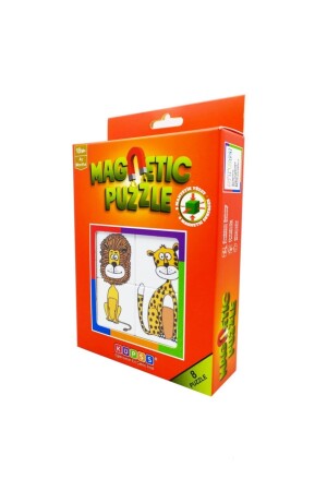 Magnetisches Puzzle Tiere (zweiteiliges Babypuzzle – 4 Würfel) - 5