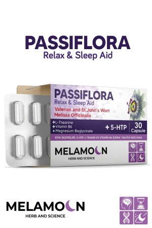 Magnezyum Ve 5-htp Ile Güçlendirilmiş Passiflora (pasiflora) Strese Ve Uykuya Yardımcı 30 Kapsül - 2