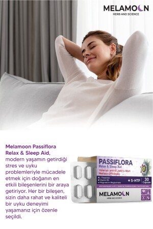 Magnezyum Ve 5-htp Ile Güçlendirilmiş Passiflora (pasiflora) Strese Ve Uykuya Yardımcı 30 Kapsül - 4