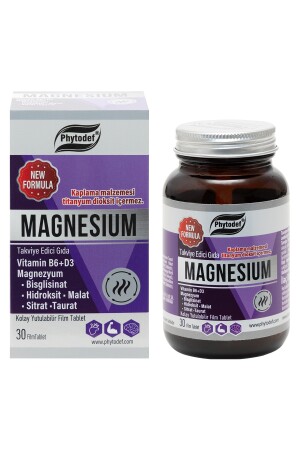 Magnezyum Vitamin B6 D3 - 30 Tablet (MAGNESİUM) PHYTDFMGNSYM - 8