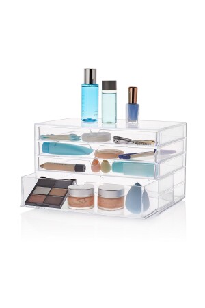 Make-up-Organizer mit 4 Schubladen - 1