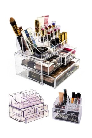 Make-up-Organizer-Set mit 3 Schubladen - 2