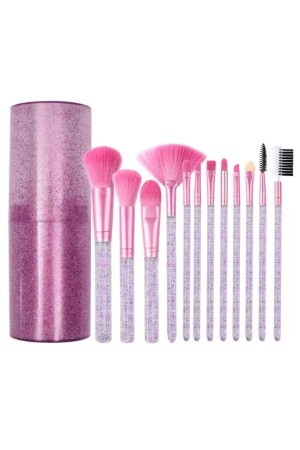 Make-up-Pinsel-Set mit 12 Zylindern - 1