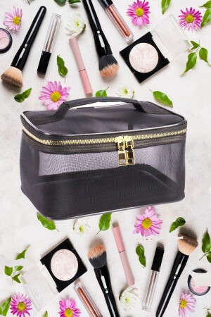 Make-up-Tasche, Koffer, professionelle transparente Tasche, Reiseset, Kosmetikkoffer, Koffer-Organizer - 2