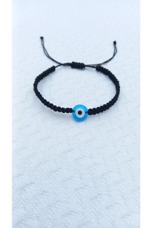 Makramee-Armband mit Evil-Eye-Perlen - 4