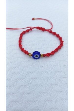 Makramee-Armband mit Evil-Eye-Perlen - 4