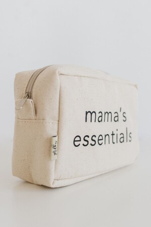 Mama's Essentials Organizer Çok Amaçlı Kanvas Çanta - Makyaj Çantası - Bebek Bakım Çantası - 6