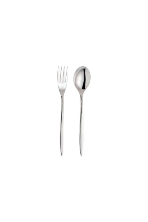 Mamba 12-teiliges Dessertlöffel-Gabel-Set aus Stahl M40061800-38734 - 5