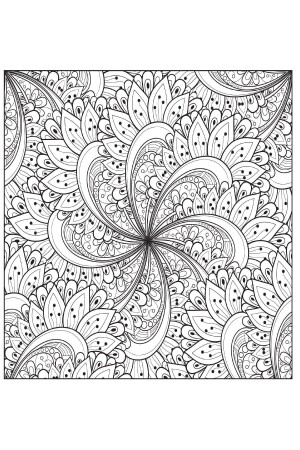 Mandala Boyama Görkemli Desenler - 4