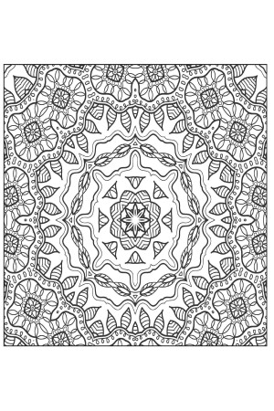 Mandala Boyama Görkemli Desenler - 7