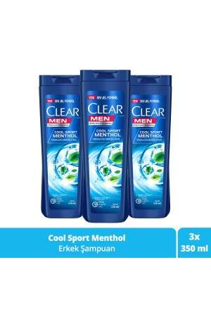 Männer Effektives Shampoo gegen Schuppen Cool Sport Menthol Erfrischende Menthol-Wirkung 350 ml - 3